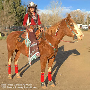 Ali Mullin - Miss Rodeo Canada - Broncs & Honky Tonks Rodeo