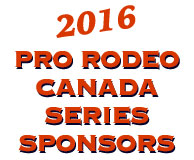 2016 Pro Rodeo Canada Series Sponsors