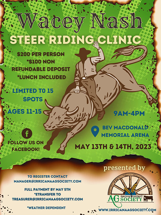 WACEY NASH STEER RIDING CLINIC