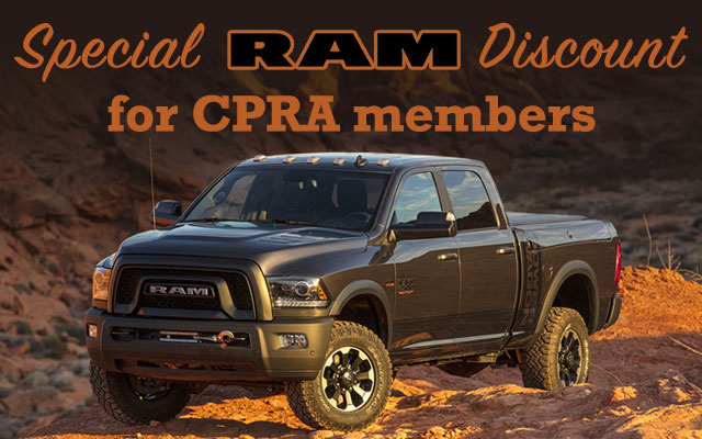 Special RAM discount for CPRA members